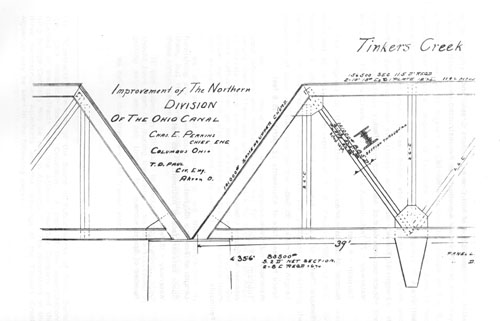 Reconstruction of Tinkers Creek Aqueduct, 1905-1906.