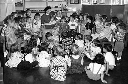 Story time, 1955?