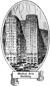 Drawing of the Medical Arts Building