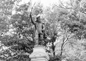 Polish Cultural Garden, statue of Kosciuszko, 1970