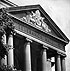 Detail on the exterior of Severance Hall, 1958