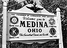 Welcome to Medina, Ohio sign 