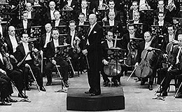 George Szell with the Cleveland Orchestra, 1946.